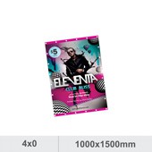 1 Banner - 1000x1500mm Lona Especial - 380g - 4x0 Com Ilhós Produção 3 dias úteis